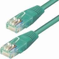 Kabel mrežni UTP, Cat. 5e, 1m, CCA, 26AWG, Savitljivi, Zeleni