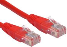 Kabel mrežni UTP, Cat. 5e, 3m, CCA, 26AWG, Savitljivi, Crveni