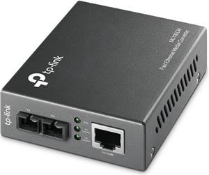 TP-Link MC100CM, 10 100Mbps Multi-Mode Fiber Media Converter, 1x 100M RJ45 port (Auto MDI MDIX) to 1x 100M SC port, 1310nm, Extends fiber distance up to 2km