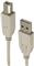 USB 2.0 kabel Roline TIP A-B M/M, 0.8m, bež S3101