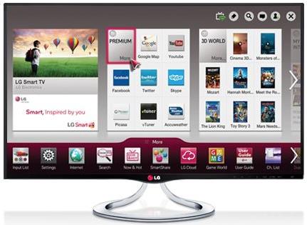 LG HDTV 3D monitor 27MT93S Premium Smart Personal TV Cinema screen
