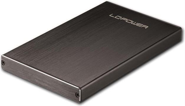 Eksterno kućište LC POWER, LC-25U3-Becrux, 2.5" SATA, USB 3.0, crno