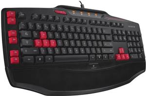 Tipkovnica Logitech G103 Gaming Keyboard, crna, USB