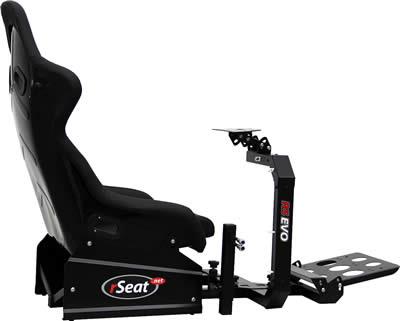 Racing Cockpit RS EVO V3, igraće sjedište, kompatibilno sa Logitech G25/G27, crni
