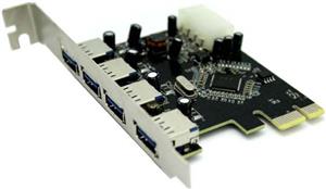 Kontroler PCI-E, ASONIC, USB 3.0, 4 porta
