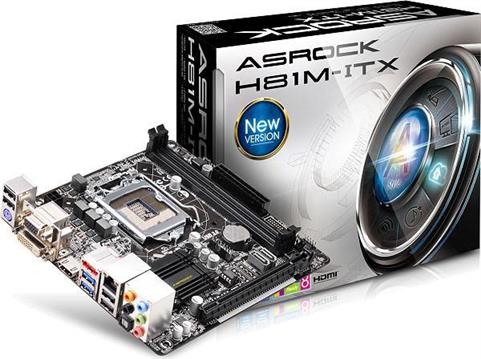 Matična ploča ASRock H81M-ITX, s1150, mini-ITX