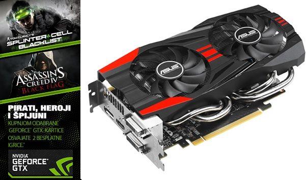 Grafička kartica Asus GTX760-DC2OC-2GD5 + Pirati, Heroji i Špijuni