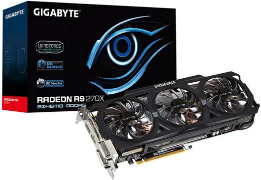 Grafička kartica Gigabyte R9 270X OC, 2GB GDDR5, HDMI, DVI
