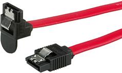 Roline SATA3 6.0Gbit/s kabel, kutni, metalne kopče, 1.0m 11.03.1565