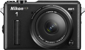 Digitalni fotoaparat Nikon 1 AW1 + objektiv Nikkor AW 11-27,5 mm, crni
