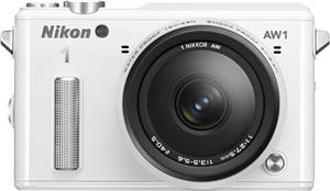 Digitalni fotoaparat Nikon 1 AW1 + objektiv Nikkor AW 11-27,5 mm, bijeli