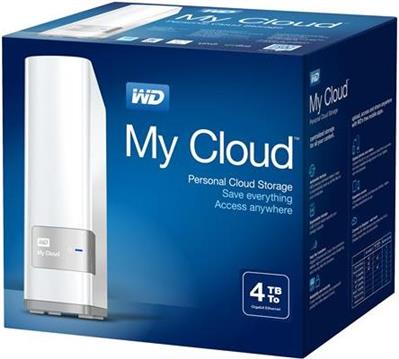 HDD eksterni 4000.0 GB, WESTERN DIGITAL, My Cloud WDBCTL0040HWT, NAS, LAN, USB 3.0, 3.5'', bijeli