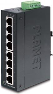 Planet ISW-801T, IP30 Slim Type 8-Port 10 100Mbps Industrial Fast Ethernet Switch (-40 to 75 degree C)