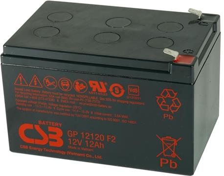 Baterija za UPS CSB GP12120 F2, 12V-12Ah