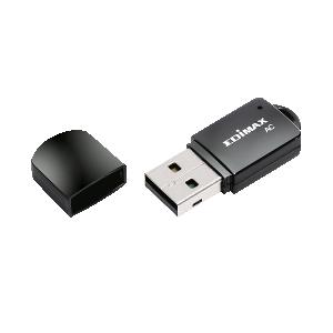 Edimax USB WLAN nano adapter, 7811Utc, 2,4GHz i 5 GHz