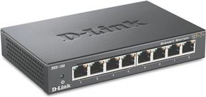 Switch D-Link DGS-108, 8-port 10/100/1000Mbps