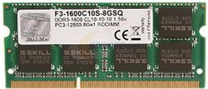 Memorija za prijenosno računalo G.Skill 8 GB SO-DIMM DDR3 1600 MHz, F3-1600C11S-8GSL