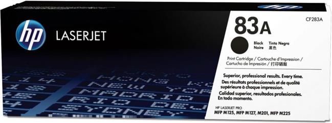 HP 83A Black LaserJet Toner Cartridge (CF283A)