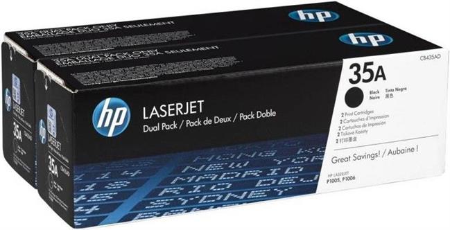 HP 35A Black Dual Pack LaserJet Toner