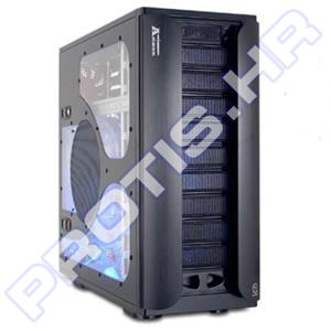 Kućište Thermaltake VC3000BWS Armor Jr., bez PS, alu-maska, crno