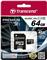 Memorijska kartica Transcend 64GB SD MICRO HC Class10 + SD a