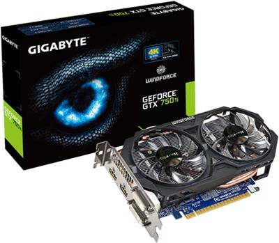 Grafička kartica NVIDIA Gigabyte GeForce GTX750 Ti OC, 2GB GDDR5