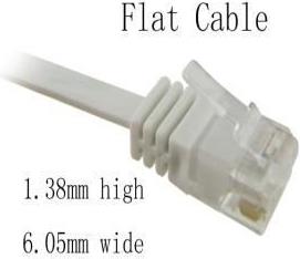 Kabel mrežni UTP, Cat. 6, 5m, Bakar, 27AWG, Slim, Sivi