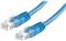 Kabel mrežni UTP, Cat. 6, 1m, CCA, 24AWG, Savitljivi, Plavi