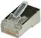 NaviaTec NVT-PLUG-198 Cat6 Western Shielded RJ45 konektor Western 8 8-plug (RJ45) 8 kontakata za okrugli kabel 10kom, Naviatec Article Nr. 198