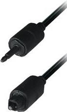 Transmedia Connecting Cable 3,5 mm plug - Toslink plug, 1,5 m