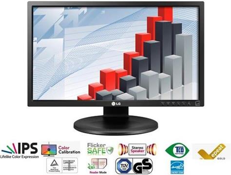 Monitor 23'' LG 23MB35PM-B, IPS, 5ms, 250cd/m2, 10.000.000:1, DVI, D-SUB, crni