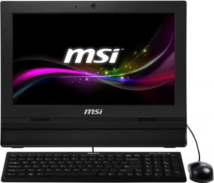 PC LCD MSI Wind Top AP1622 (Intel NM70, Celeron 1037U, 2GB DDR3, 320GB, LAN, Wi-Fi, 2xCOM, 1xLPT, Intel Graphics, Web Cam, 15.6" Single Touch LED Mon, Black, AP1622-048XEU-B10372G32XXASX