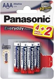 Baterija Panasonic LR03EPS/6BP Alkaline Everyday Power AAA, 6 kom