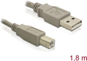 Kabel DELOCK, USB 2.0, USB-A (M) na USB-B (M), 1.8m
