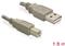 Kabel DELOCK, USB 2.0, USB-A (M) na USB-B (M), 1.8m