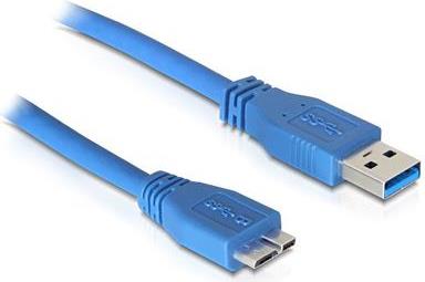 Kabel DELOCK, USB 3.0, USB-A (M) na micro USB 3.0 (M), 1m