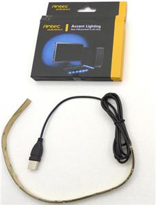 LED osvjetljenje ANTEC Accent Lighting, plavo, 6 lampica (370mm), kabel 1.3m, USB