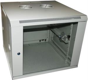 NaviaTech 602660601_BEZ, LAN Ormar zidni 6U, š=600 d=600 v=370mm, 19 SA Series single-section standing or wall-mounted cabinet, SPCC Steel, Removable side panels, front door 5MM tough glass, 10* M6 sc