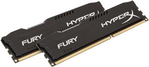 Memorija Kingston 16 GB DDR3 1866MHz HyperX Fury Black (2x8GB kit), HX318C10FBK2/16