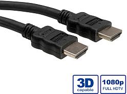 Roline HDMI kabel sa mrežom, HDMI M - HDMI M, 5.0m, 11.04.5545