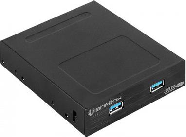 Front panel BITFENIX, 2x USB 3.0, 3.5'', crni