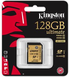 Memorijska kartica Kingston 128GB SDXC Class 10 UHS-I Ultimate Flash Card, EAN: 740617231441