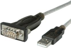 Roline konverter USB na RS232, 9-pin, 1.8m