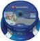 Blu-Ray Verbatim BD-R SL 6× 25GB WIDE PRINTABLE No ID 25 pac