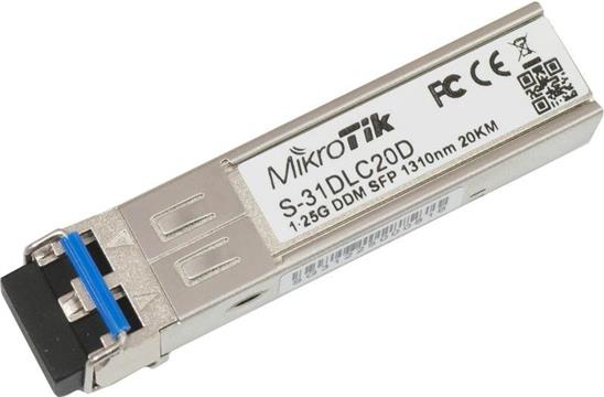 MikroTik SFP (1.25G) module, 20KM, Single Mode, S-31DLC20D