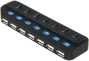 Asonic USB 3.0 7Port Hub + 5V napajanje (220V)