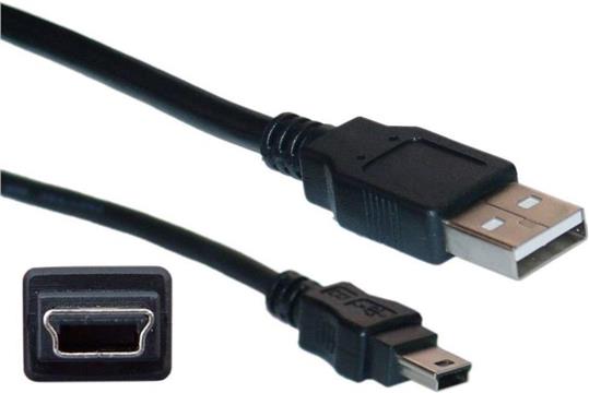 Roline USB2.0 kabel, TIP A(M) na Mini USB 5-pin(M), 1.8m, 11.02.8719