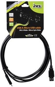 USB Kabel MS, USB-A (M) na micro USB (M), 2m