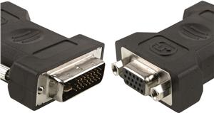 Adapter MS, DVI-A (M) na VGA (Ž)