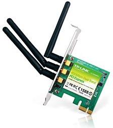 NIC TP-Link TL-WDN4800, PCI Express Adapter, Dual Band Wireless N 450Mbps, Detachable Omni Directional Antenna 3 x 2dBi (RP-SMA)
